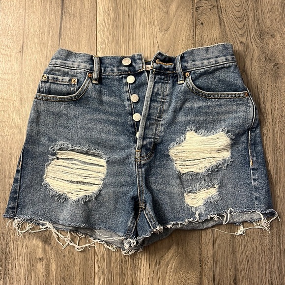 Ultra High Rise Vintage Jean shorts - Picture 1 of 4